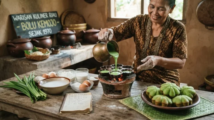 Bolu Kemojo, Jejak Manis Budaya Melayu yang Menjadi Ikon Kuliner Riau