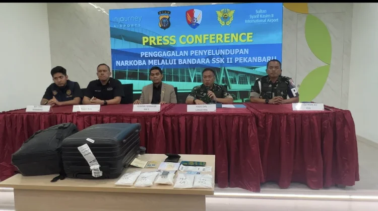 Bawa Sabu Satu Kilogram, Calon Penumpang Ditangkap di Bandara SSK II Pekanbaru