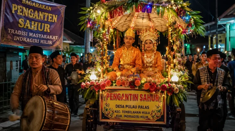 Pengantin Sahur Tradisi Unik Ramadan dari Pulau Palas Indragiri Hilir