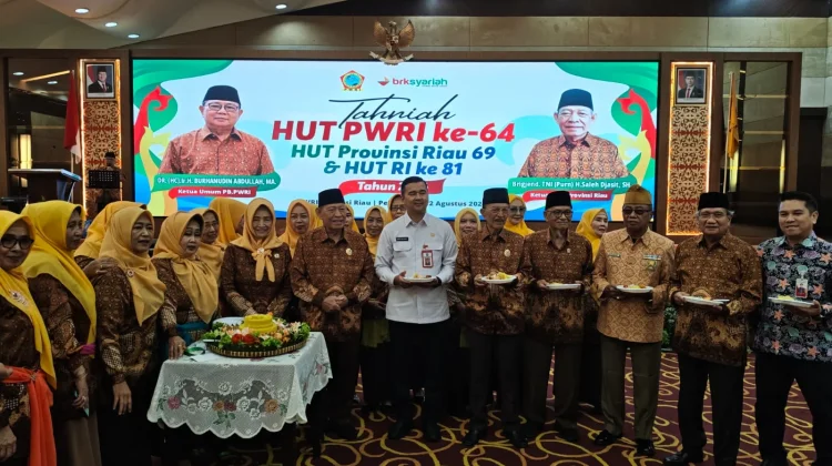PWRI Riau Peringati HUT Ke-64, Perkuat Silaturahmi Pensiunan ASN Riau
