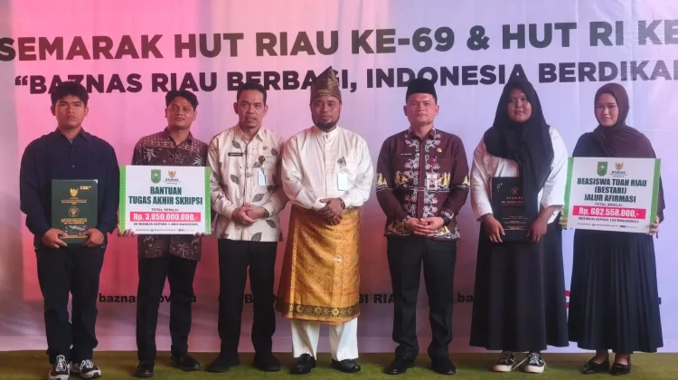 BAZNAS Riau Salurkan Bantuan untuk Mustahik