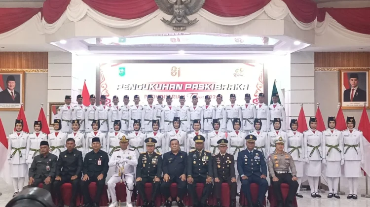 Sebanyak 36 Paskibraka Riau Resmi Dikukuhkan