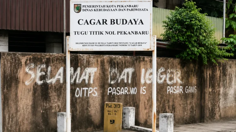 Tugu Titik Nol Pekanbaru, Jejak Sejarah di Tepian Siak