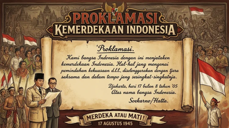 Sejarah di Balik Teks Proklamasi Kemerdekaan Indonesia