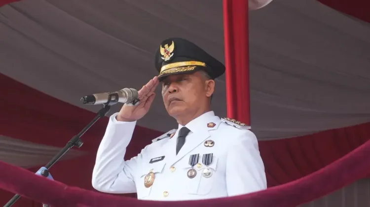 Bupati Inhil Pimpin Upacara HUT RI Inhil