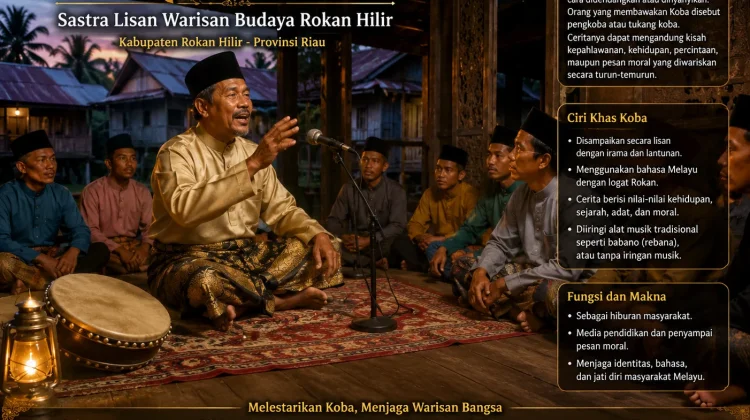 Koba Sastra Lisan Warisan Budaya Rokan Hilir Provinsi Riau