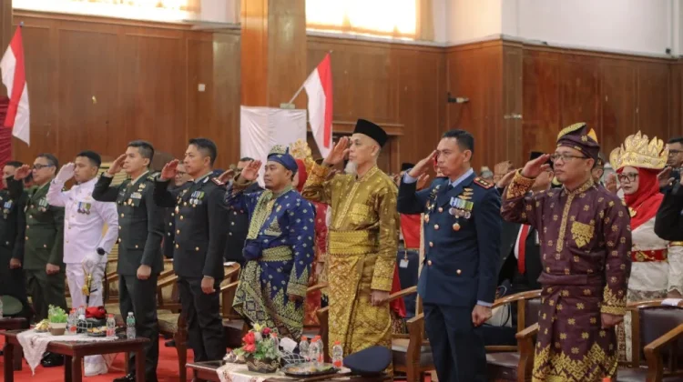 Wako H Paisal Ikuti Upacara Detik-Detik Proklamasi RI ke-81 Secara Virtual