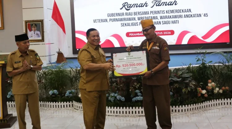 Pemprov Riau Salurkan Rp520,5 Juta untuk Veteran