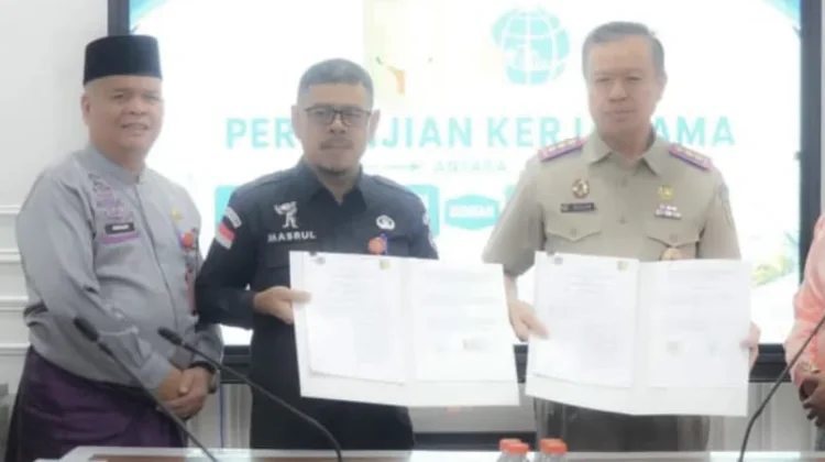MOU dengan Kantor Pertanahan, Pemkab Kuansing Perkuat Kepastian Data Pertanahan