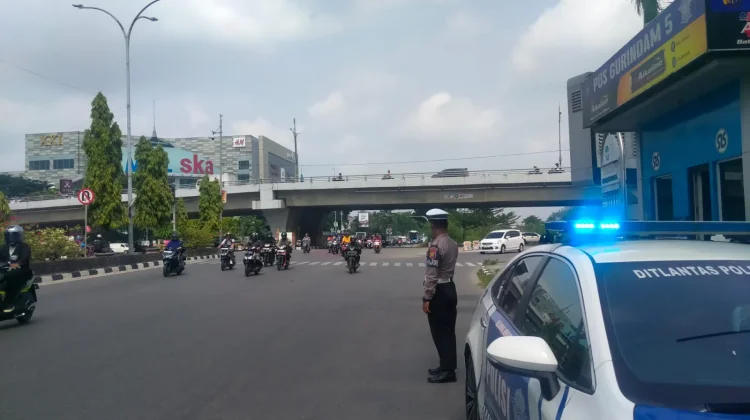 Weekend Aman, Polantas Intensifkan Patroli Jalan Protokol dan Tol di Riau