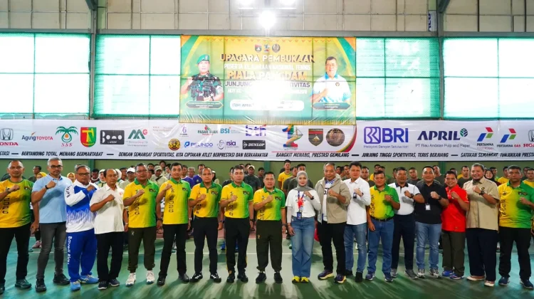 Kejurnas Tenis Piala Pangdam XIX/TT Bergulir, Puluhan Tim Siap Adu Gengsi