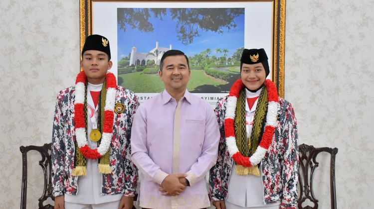 Dua Paskibraka Riau Siap Jadi Penggerak Nilai Pancasila