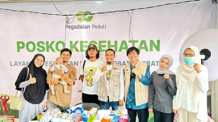 Posko Kesehatan Pegadaian Peduli Bersama IZI Layani 268 Pasien di Festival Pacu Ja