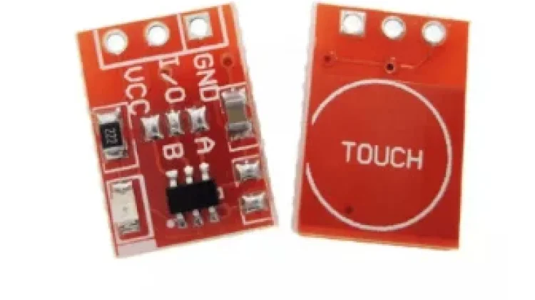 Sensor TTP223 Mendeteksi Sentuhan Jari Secara Digital