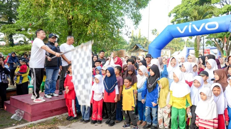 Kecamatan Sungai Sembilan Gelar Jalan Santai dan Senam Bersama