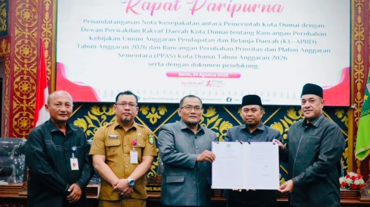 Pemko dan DPRD Dumai Sahkan KUA-PPAS Perubahan 2026