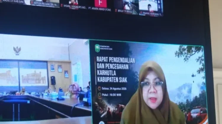 Bupati Siak Minta Pemilik Lahan Bertanggung Jawab Cegah Karhutla