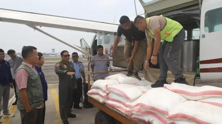 Satgas Udara Semai 30 Ton Garam untuk Operasi Modifikasi Cuaca di Riau