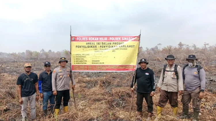 Buruh Tani di Sinaboi Tersangka Pembakar Hutan dan Lahan