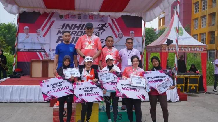Inhil Merdeka Run Dorong Gaya Hidup Sehat
