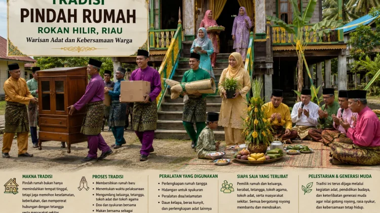 Tradisi Pindah Rumah Rokan Hilir, Warisan Adat dan Kebersamaan Warga