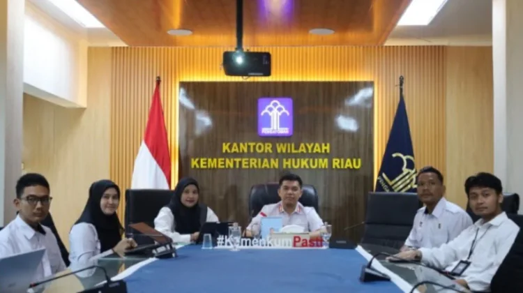 Kemenkum Riau Ikuti Diskusi Strategi Kebijakan Dorong Penguatan Kompetensi