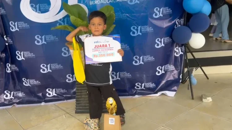 Nurisnu Juara Lomba Mewarnai RRI Fest 2026