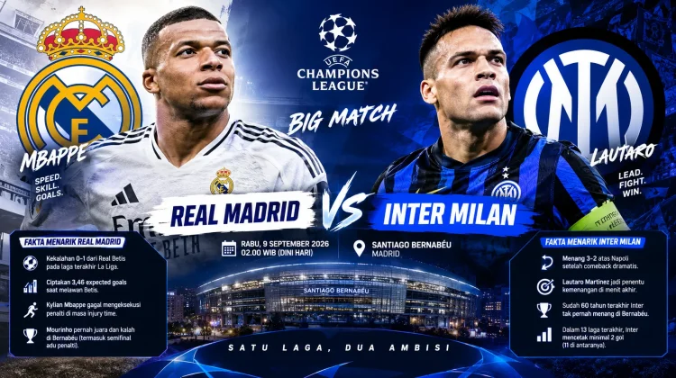 Real Madrid vs Inter Milan: Mourinho dan Chivu Adu Strategi di Bernabéu