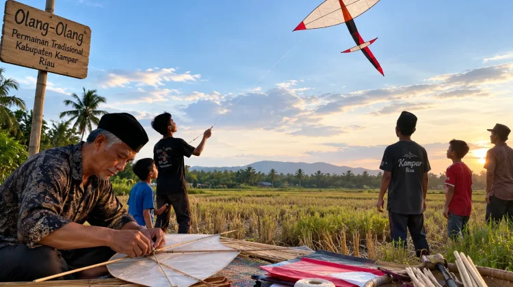 Olang-Olang Kampar, Layang-layang Tradisional yang Terbang Membawa Warisan Budaya
