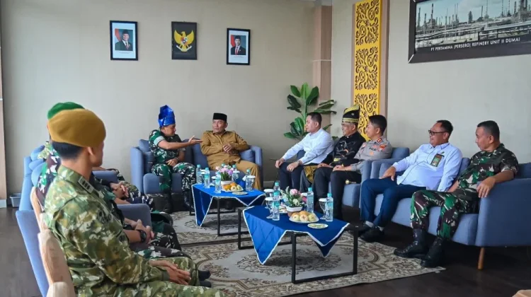 Wakil Wali Kota Sambut Kunjungan Kerja TNI AU