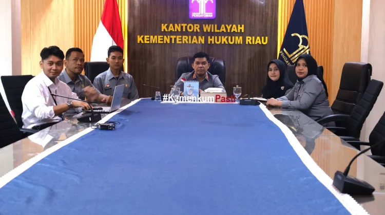 Perkuat Partisipasi Publik,Kemenkum Riau Ikuti Diskusi Strategi Kebijakan