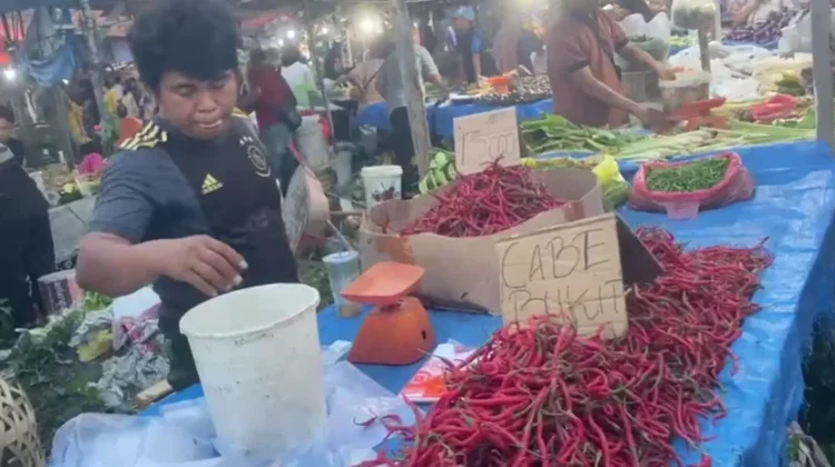 Stok Cabai Terbatas Picu Kenaikan Harga sementara Harga Ayam Mulai Turun