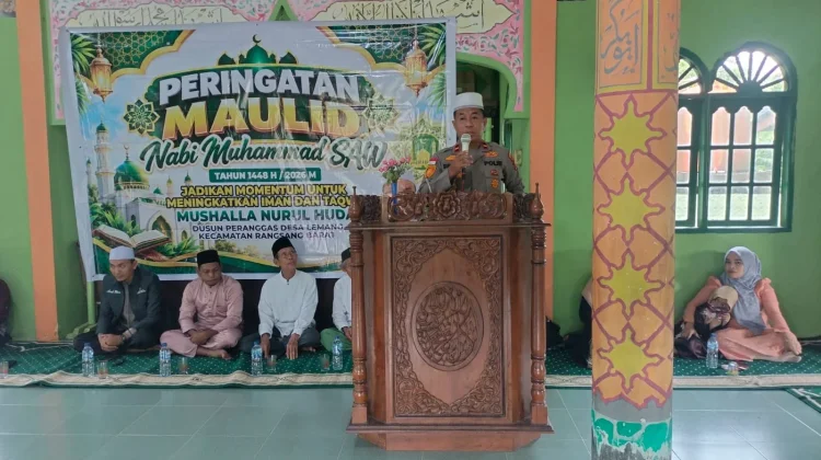 Cegah Karhutla, IPDA. Sukardi Edukasi Jamaah Musholla Nurul Huda