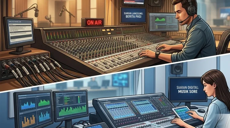 Perbedaan Mendasar Audio Mixer Analog dan Digital dalam Tata Kelola Suara Modern