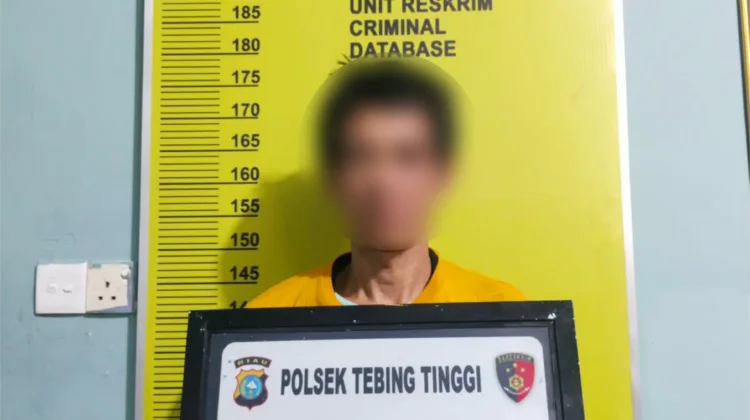 Polsek Tebing Tinggi Berhasil Ringkus Pelaku Curanmor di Jalan Imam Bonjol