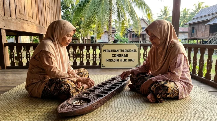 Congklak, Permainan Tradisional Inhil yang Tetap Bertahan