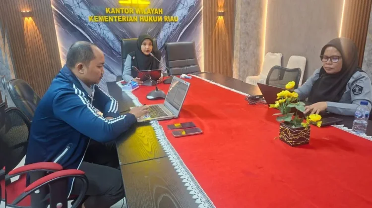 Kemenkum Riau Harmonisasi Ranperbup Siak tentang Hak Keuangan dan Administratif