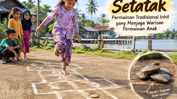 Setatak, Permainan Tradisional Inhil yang Menjaga Warisan Permainan Anak