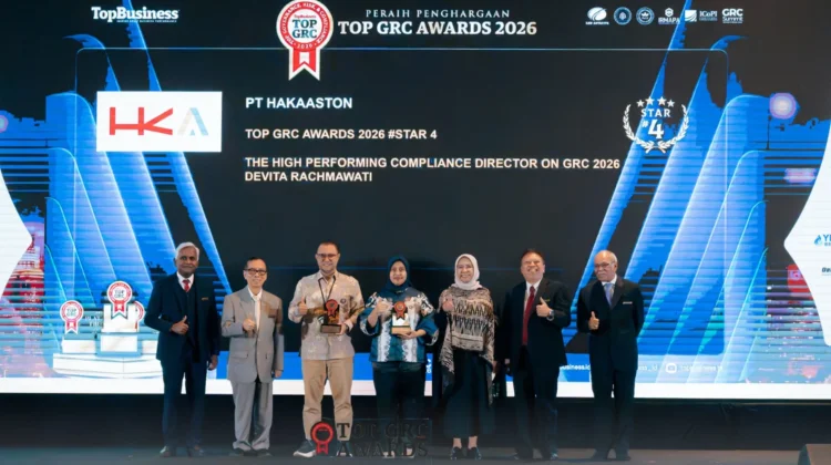 Dorong Tata Kelola Adaptif, HKA Raih Dua Penghargaan TOP GRC Awards 2026