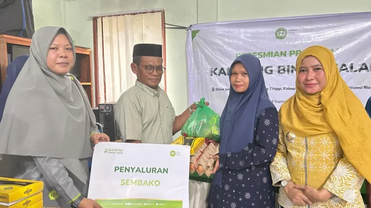 IZI Riau Resmikan Kampung Bina Mualaf di Kepulauan Meranti