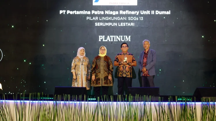 Pertamina Patra Niaga Kilang Dumai Sabet Penghargaan Platinum di Ajang ISDA 2026