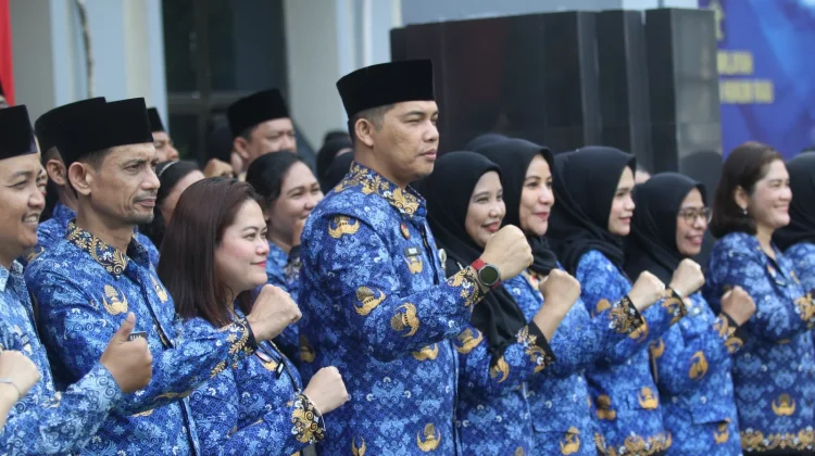 Teguhkan Nilai Kebangsaan, Kemenkum Riau Peringati Hari Kesaktian Pancasila