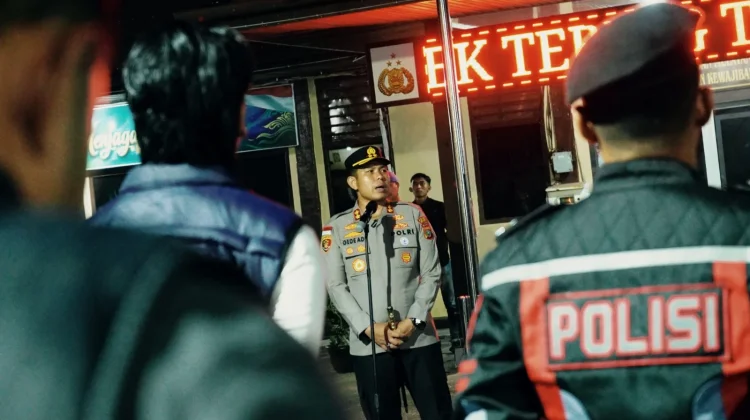 Ciptakan Kamtibmas, Kapolres Meranti, AKBP. Gede Patroli bersama Tim RAGA