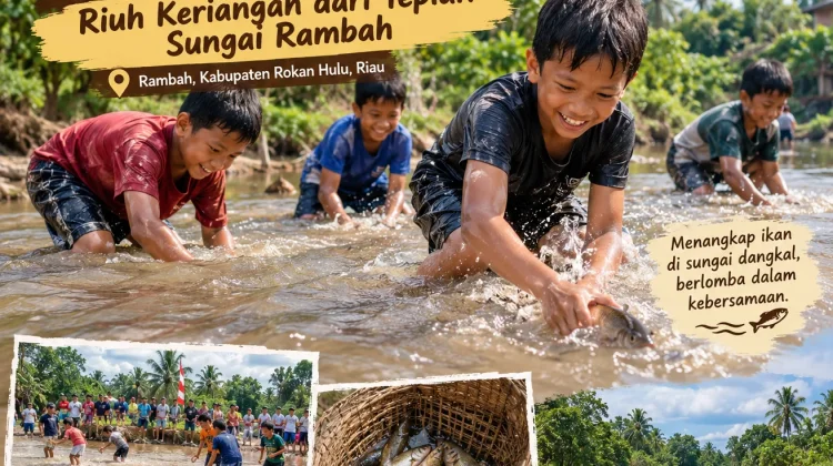 "Mongoca", Riuh Keriangan dari Tepian Sungai Rambah