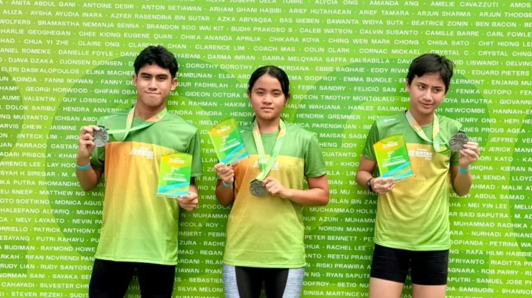 Tiga Atlet Triathlon Pekanbaru Raih Medali di Bintan