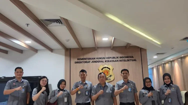 Kanwil Kemenkum Riau Koordinasikan Penanganan Aduan Pelanggaran KI dengan DJKI