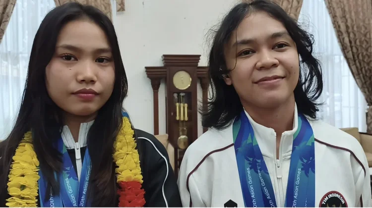 Atlet Takraw Riau Wan Annisa dan Choirunnisa Bidik Final di Ajang Internasional