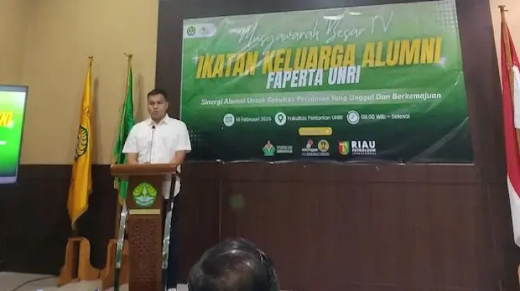 Aang Ananda Pimpin IKA Faperta Unri 2026-2030