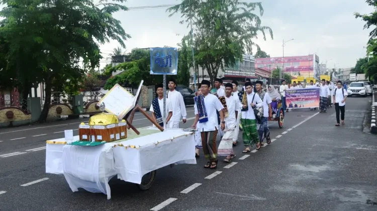 Sambut Ramadahan 1447H, Gugus V Bengkalis Gelar Pawai
