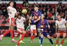 Barcelona Tumbang Dramatis, Girona Menang Comeback 2-1